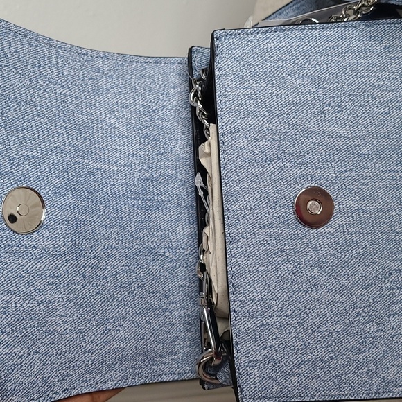 NWT Aldo denim flower mini bag - Picture 6 of 8